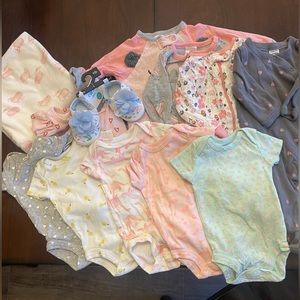 Newborn baby girl bundle